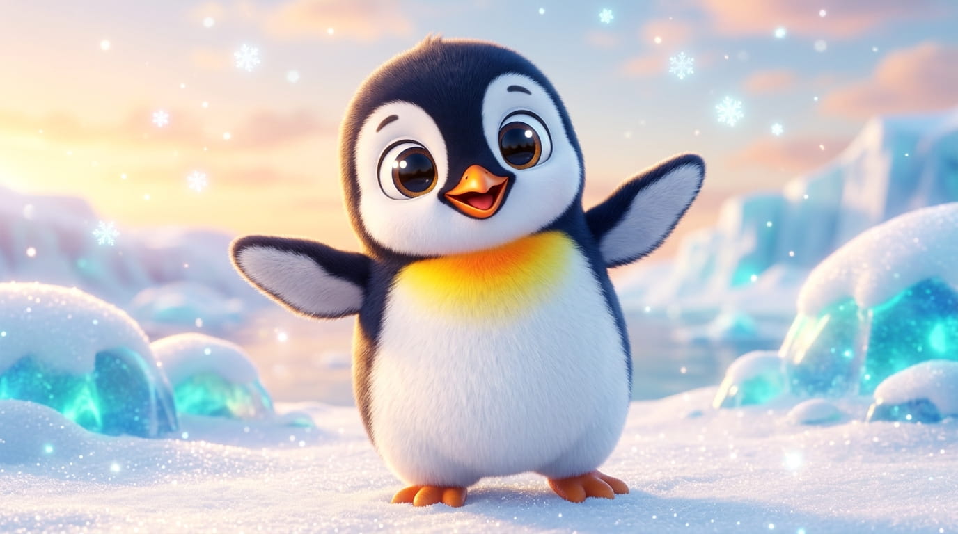 Penguin Snow Adventure poster